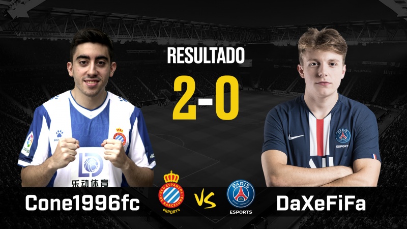 El RCDE eSports derrota al PSG en el primer amistós de Fifa20