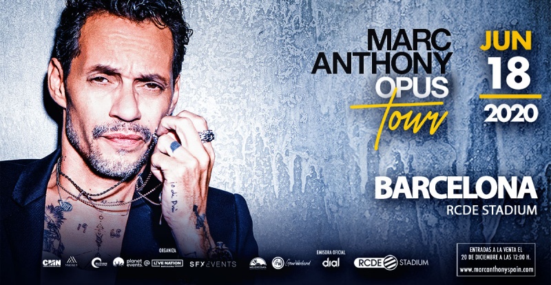 Marc Anthony, a l’RCDE Stadium