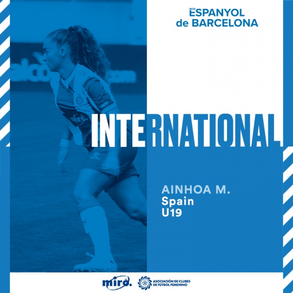 Ainhoa Marín, amb la Sub 19