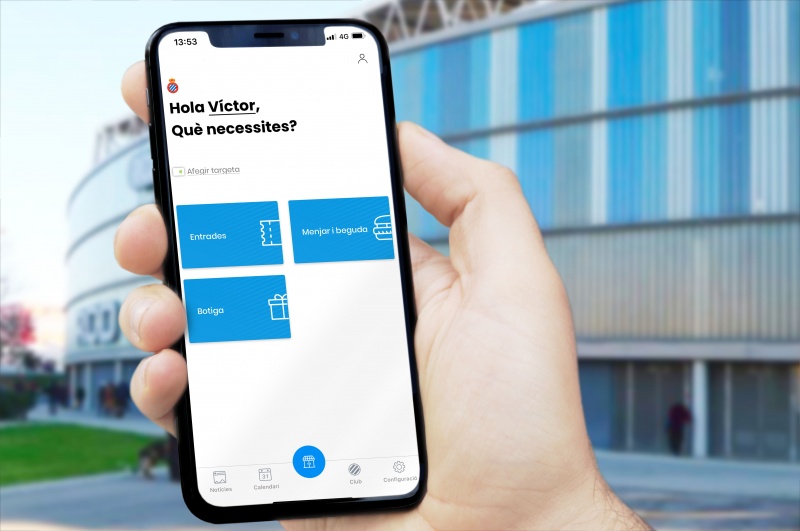 El RCD Espanyol de Barcelona, en col·laboració amb CaixaBank, estrenarà la seva app oficial
