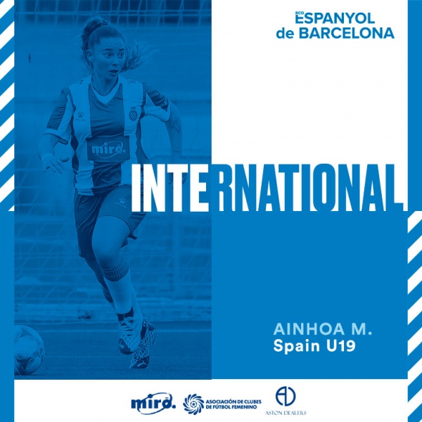 Ainhoa Marín, amb la Sub 19