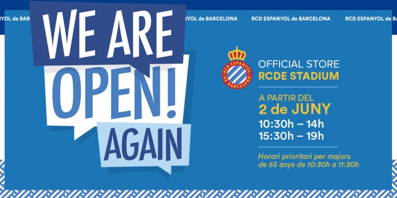 Obrim la RCDE Store de l’RCDE Stadium!