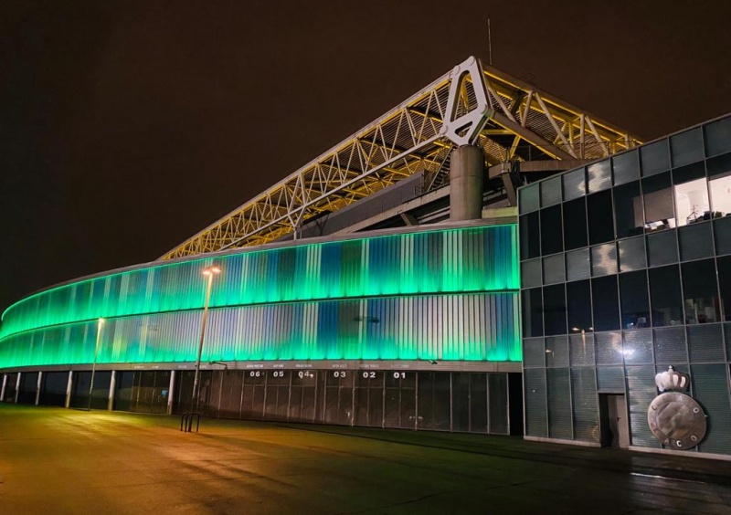 L'RCDE Stadium s'il·lumina de verd pel Phelan-McDermid