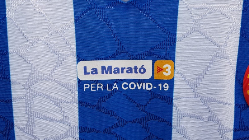 El RCD Espanyol, amb La Marató