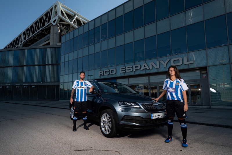 ŠKODA, patrocinador oficial de l'equip femení i masculí del RCD Espanyol