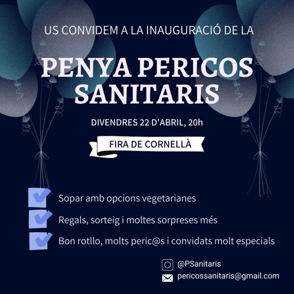 Inauguració de la Penya Pericos Sanitaris