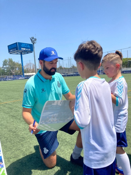 Visita de l’RCDE Academy Baghdad