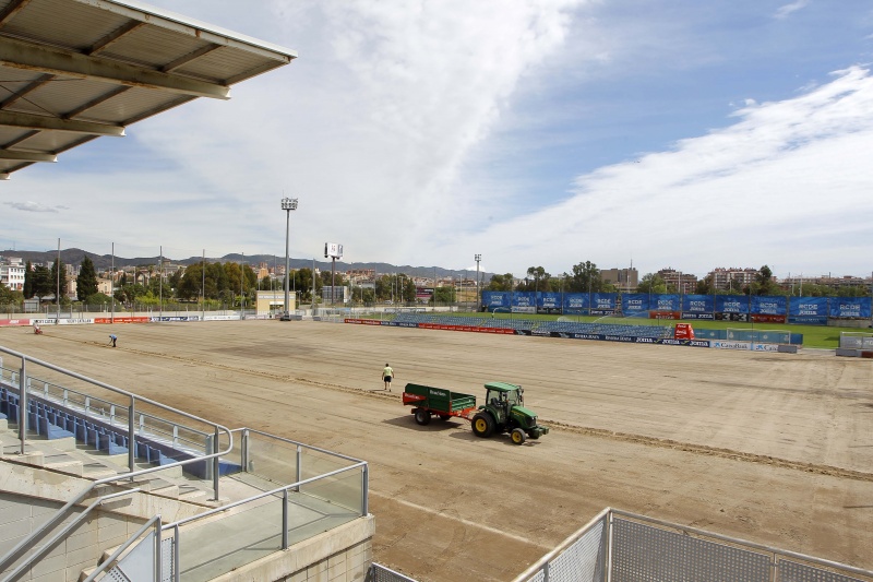 Nova gespa a la Ciutat Esportiva