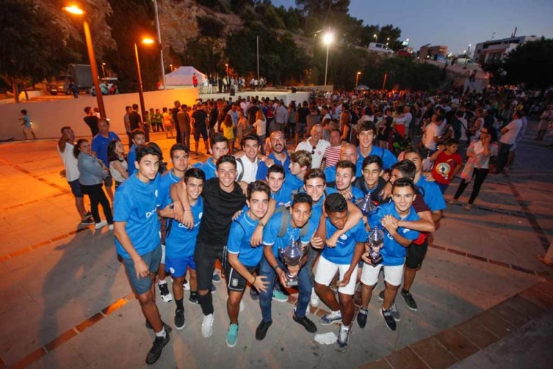 La Penya Blanc-i-Blava d'Eivissa, protagonista a la Festa del Futbol