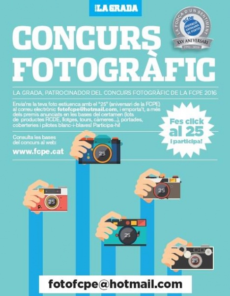 Participa al concurs fotogràfic de la FCPE!