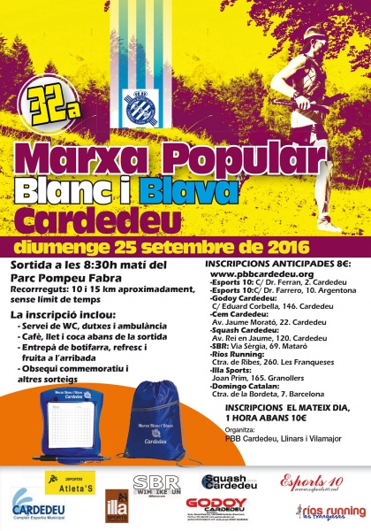 32a Marxa popular blanc-i-blava de Cardedeu