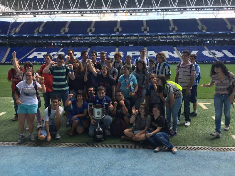 El Centre Ocupacional Paideia recorre el Tour RCDE