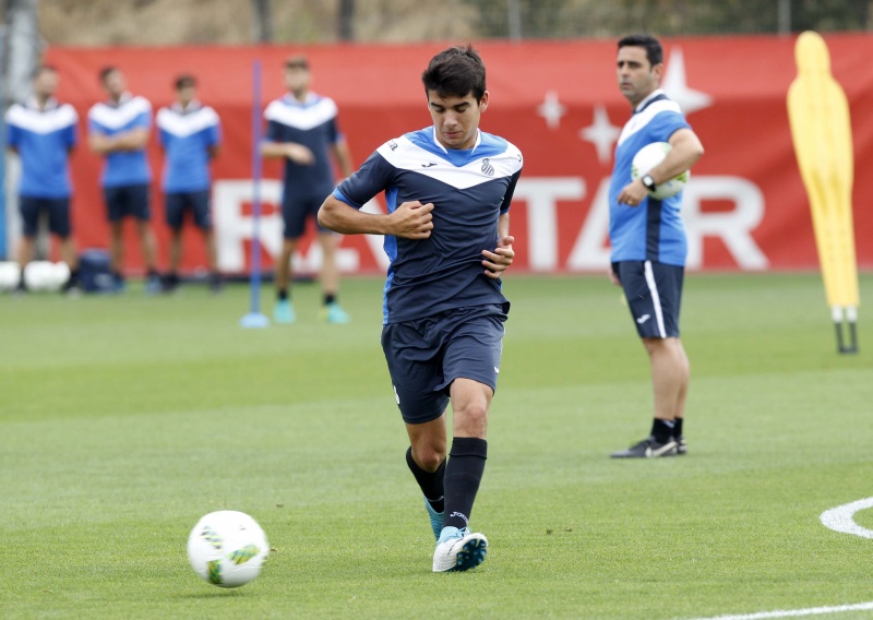 Víctor Gómez, amb la Sub-17