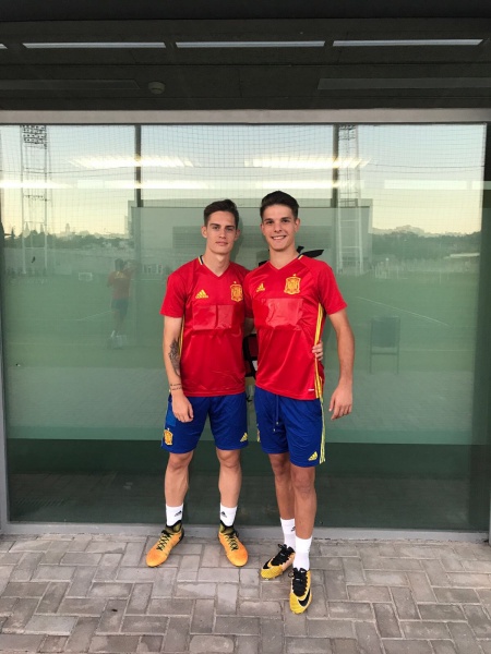 Lozano i Gilbert, amb la Sub-19