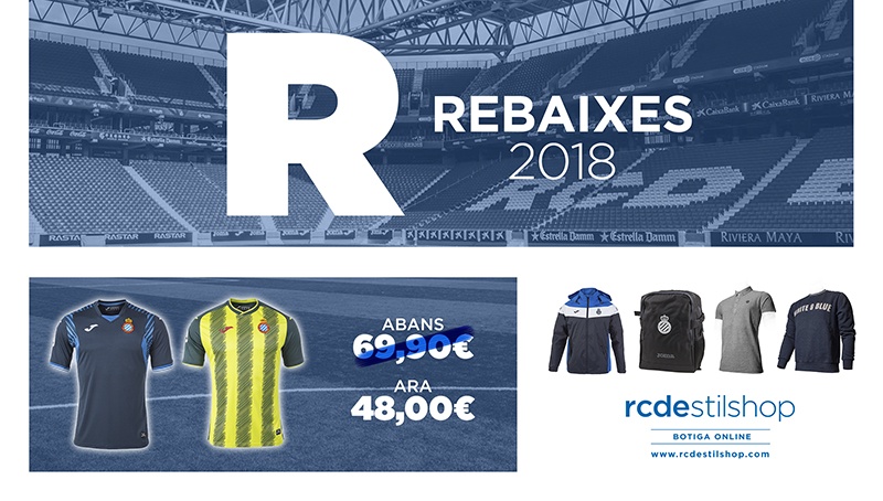 Rebaixes a l'RCDEstil Shop!