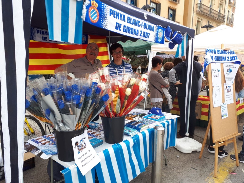 Les penyes blanc-i-blaves a Sant Jordi