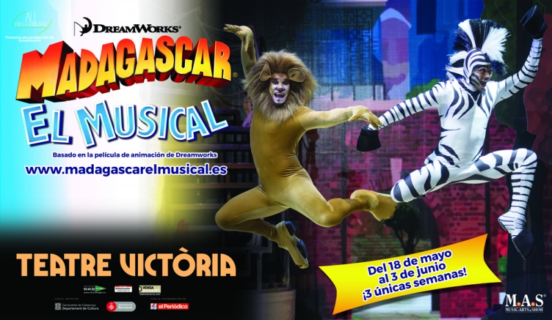 L’espectacle Madagascar, amb descompte per als socis RCDE