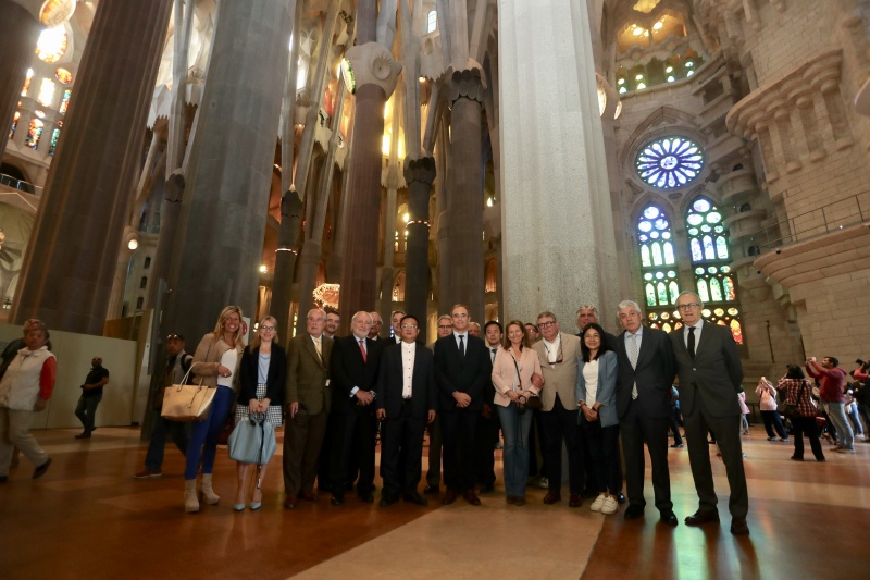 Visita institucional a la Sagrada Família