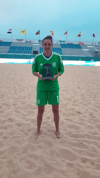 Mariajo, subcampiona de l'Euro Beach Soccer Cup 2018