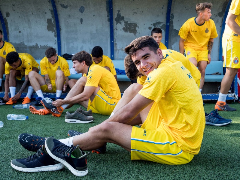 Víctor Gómez, amb la Sub-19