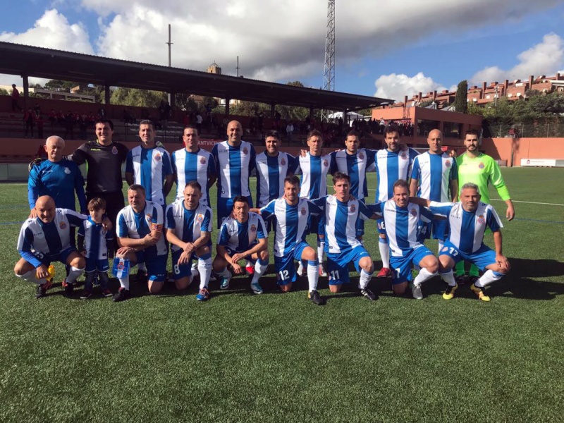 Els Veterans RCDE, a Sant Vicenç de Montalt