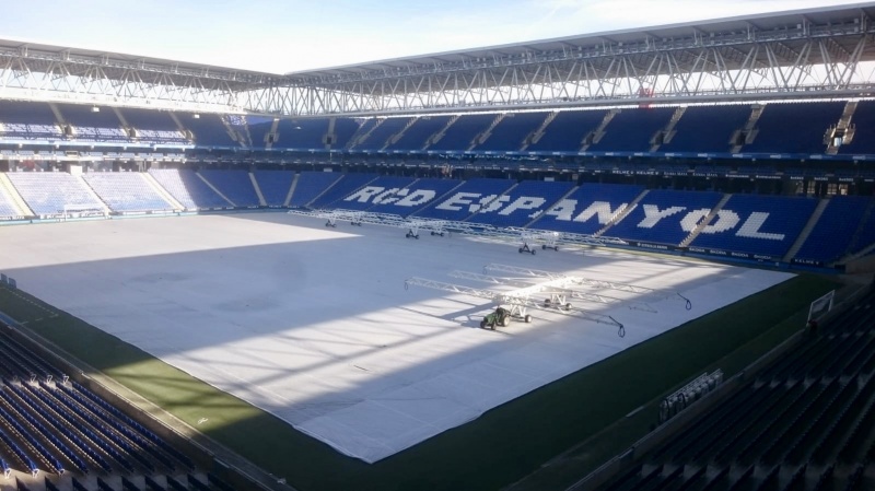 L'RCDE Stadium es prepara per a l’hivern