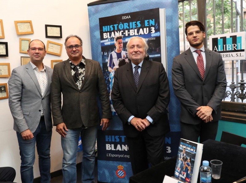 La Fundació del RCDE presenta 'Històries en blanc-i-blau 3'