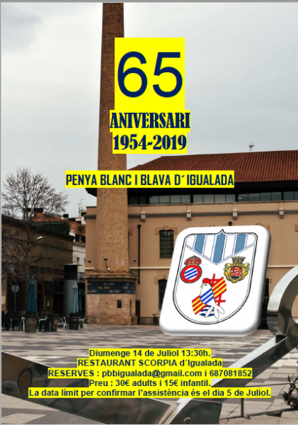 65è aniversari de la PBB Igualada